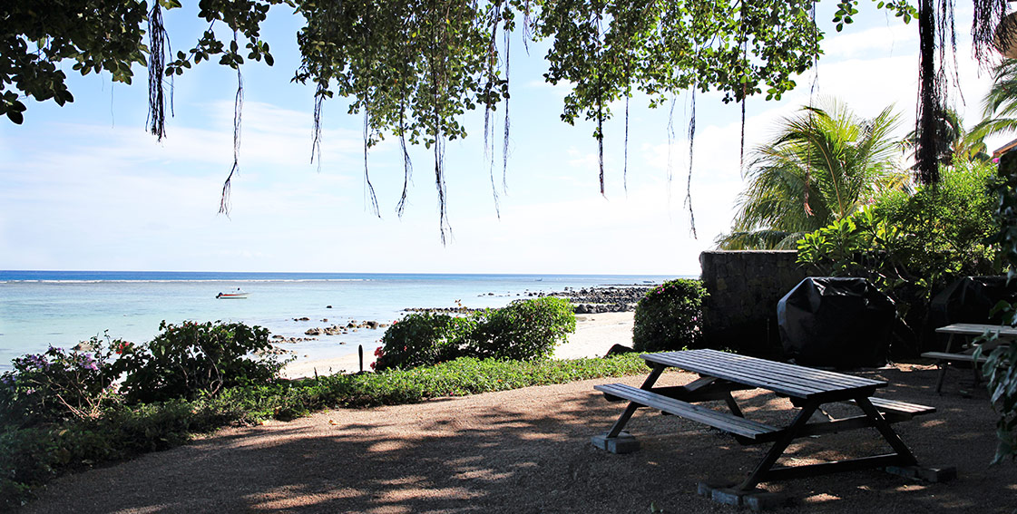 Peaceful moments overlooking the west coast of Mauritius